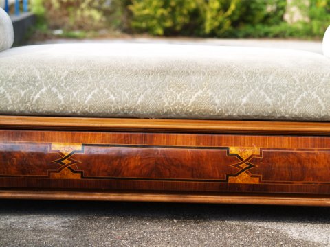 Antikes Sofa Intarsien Daybed
