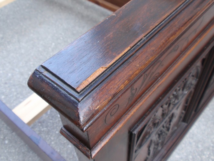 bett 4461 geschnitzt gruenderzeit doppelbett historismus gothic barock 7