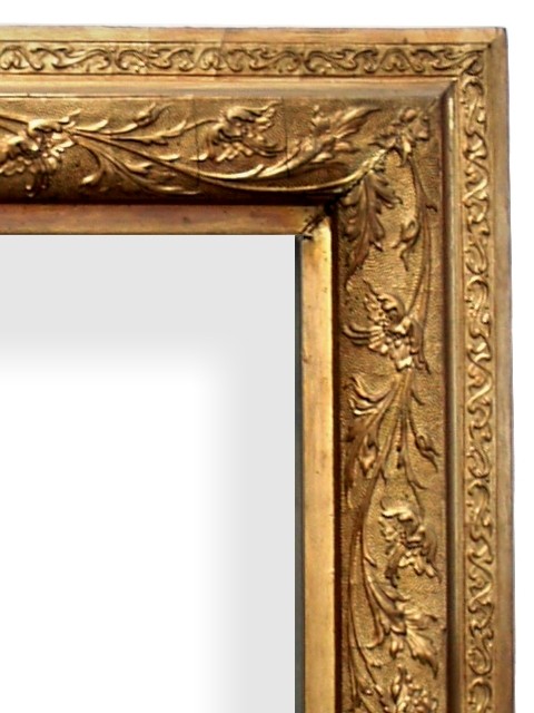 Bilderrahmen antik Jugendstil Barock gold vergoldet Antiquität Galerie Rahmen Spiegel