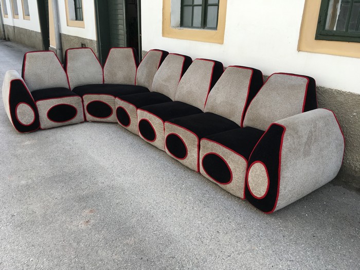 Bretz Sofa gebraucht Designklassiker Riesensofa Wohnlandschaft Bretz Sofa Designklassiker Vintage rund Galerie Möbel Kino