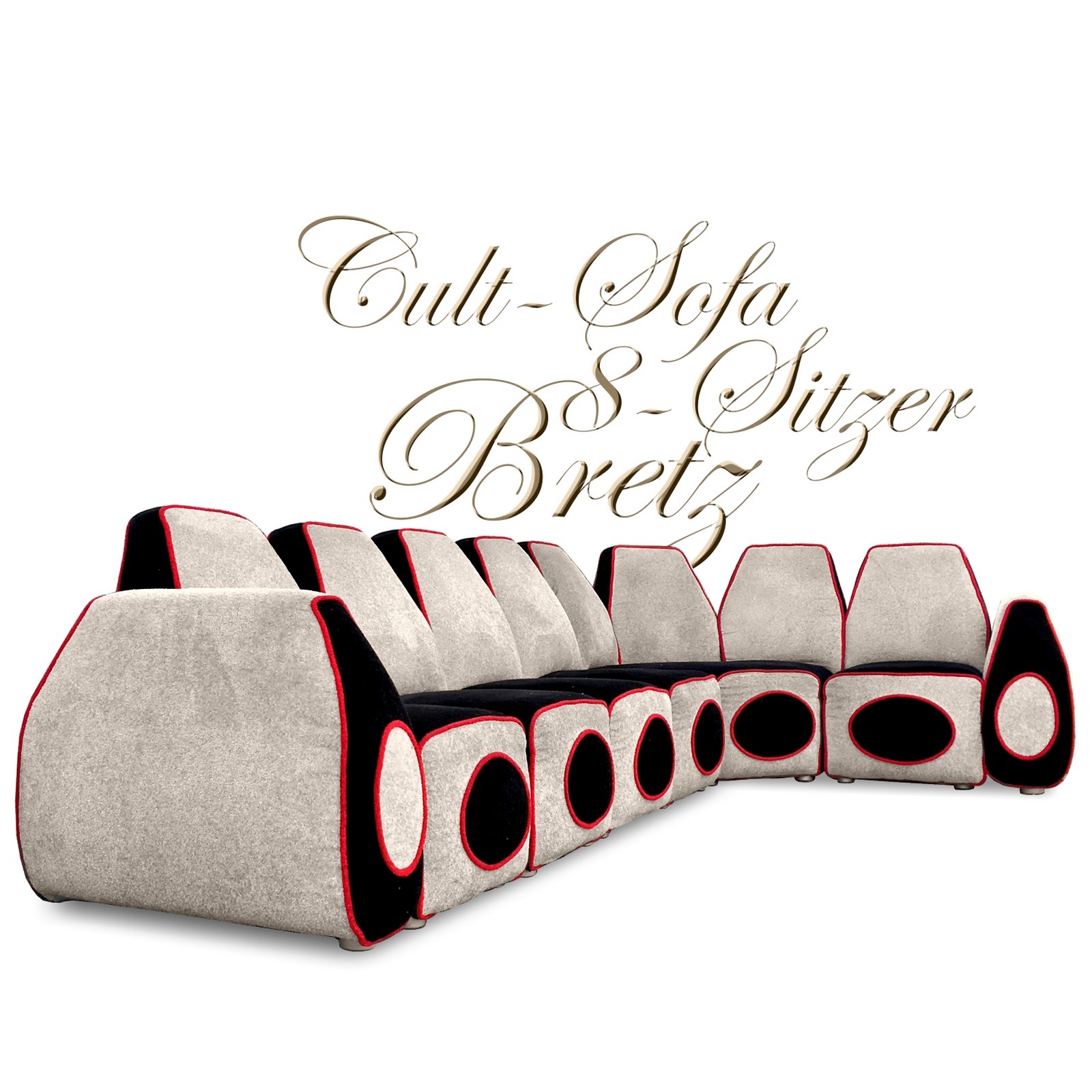 Bretz Sofa gebraucht Designklassiker Riesensofa Wohnlandschaft Bretz Sofa Designklassiker Vintage rund Galerie Möbel