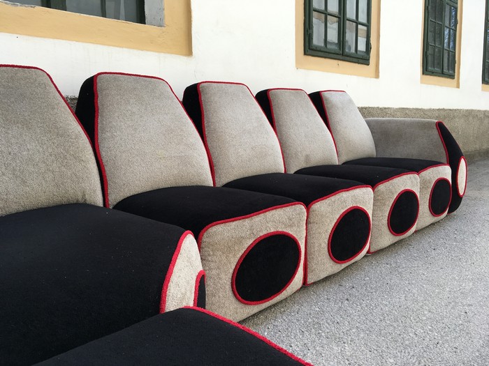 Bretz Sofa gebraucht Designklassiker Riesensofa Wohnlandschaft Bretz Sofa Designklassiker Vintage rund Galerie Möbel