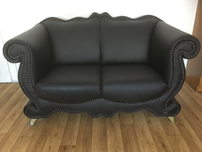 Bretz Sofa schwarz Emily wie neu Ausstellungsstück bretz 4556 sofa schwarz emily 5 01