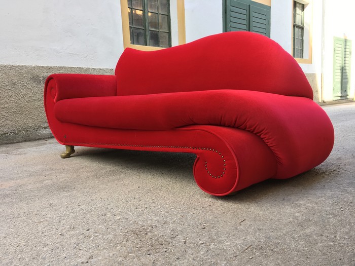 DEsignersofa rot Bretz Gaudi Recamiere bretz 4617 recamiere gaudi rot sofa liege 10