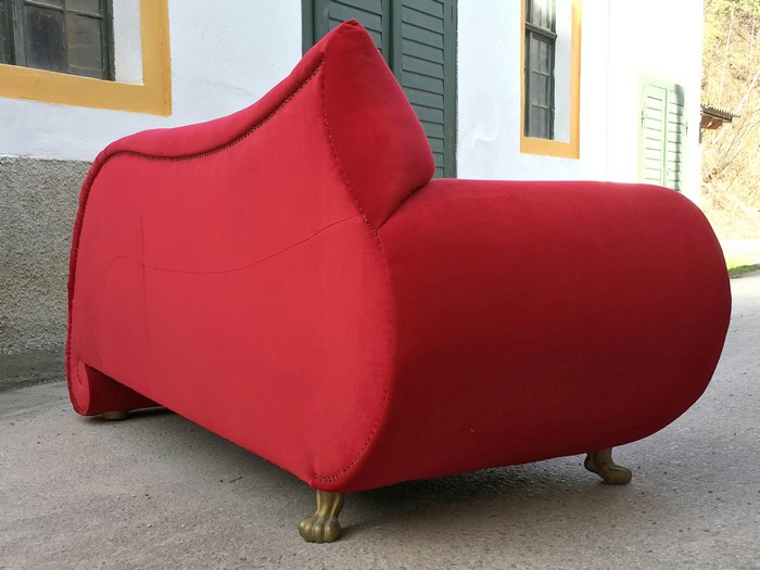 DEsignersofa rot Bretz Gaudi Recamiere bretz 4617 recamiere gaudi rot sofa liege 8