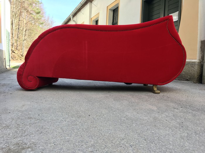 DEsignersofa rot Bretz Gaudi Recamiere bretz 4617 recamiere gaudi rot sofa liege 9