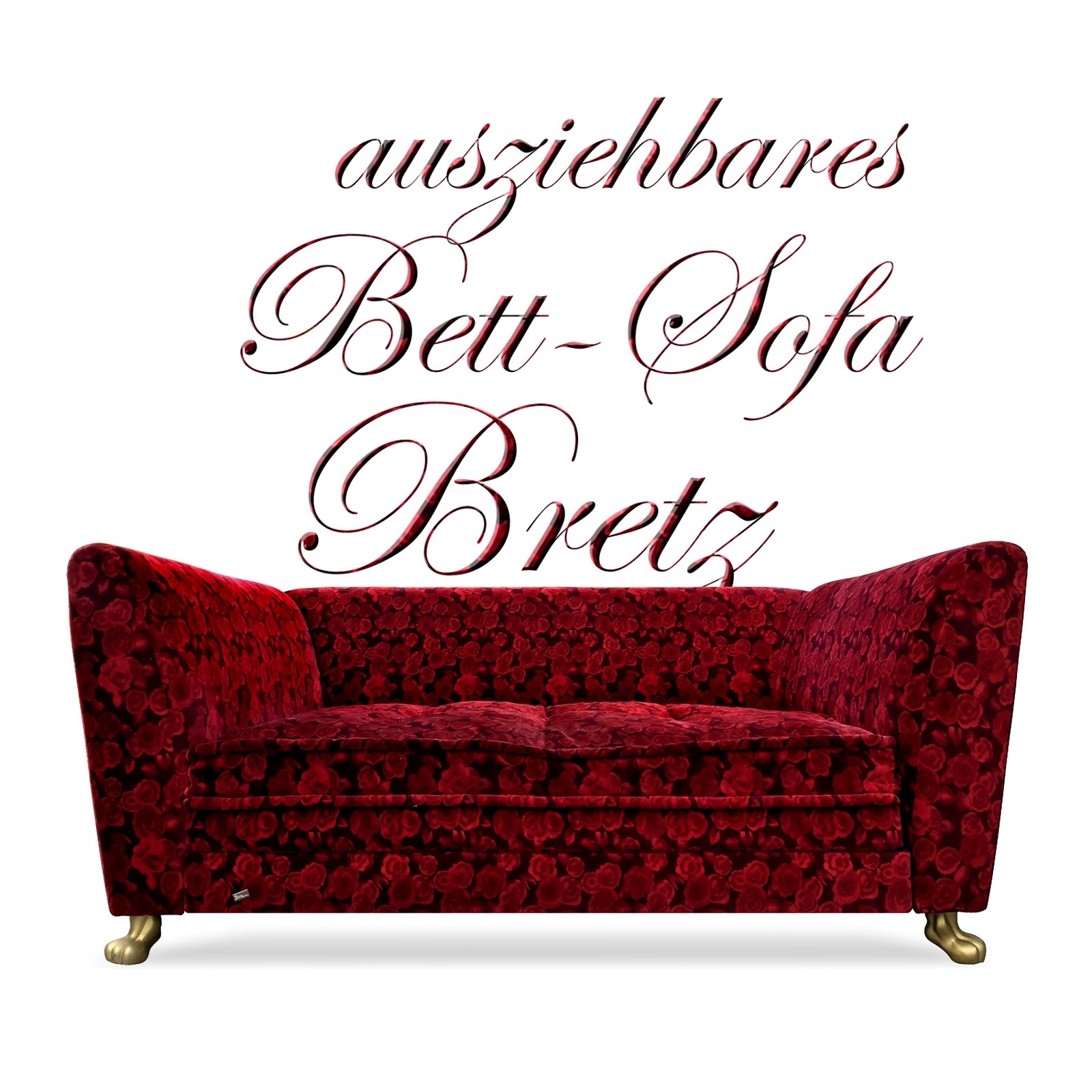 bretz 4694 monster rosenstoff ausziehbar bettsofa couch 2