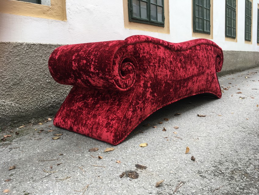 Bretz Mammut rotes Glamoursamt Sofa 26 bretz 4742 mammut sofa rot gebraucht 6