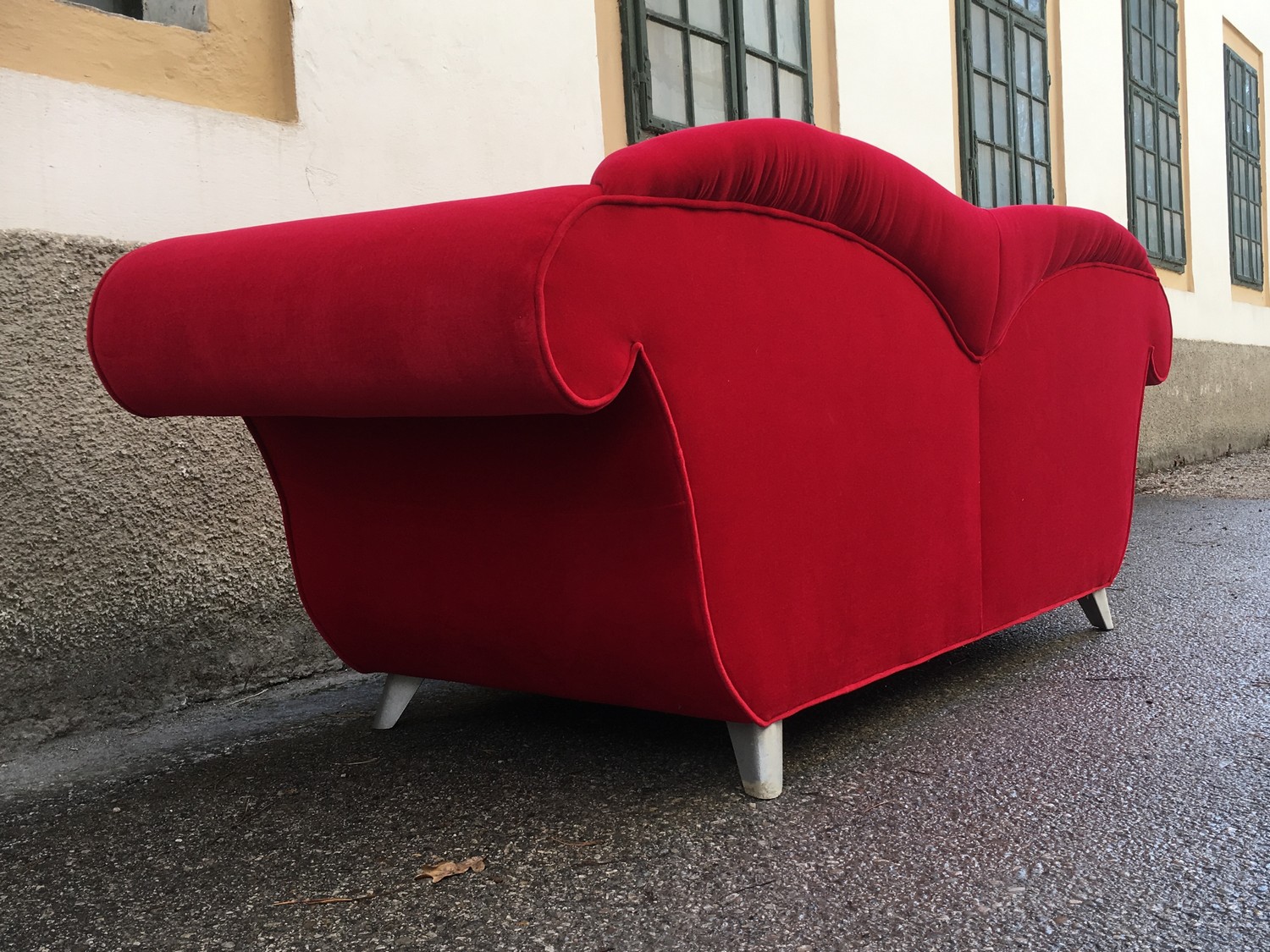 bretz 5119 sofa lou lou rot gebraucht couch dreisitzer rot 6