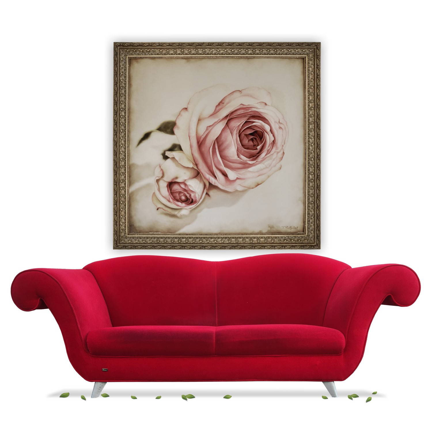 bretz 5119 sofa lou lou rot gebraucht couch dreisitzer rot 7