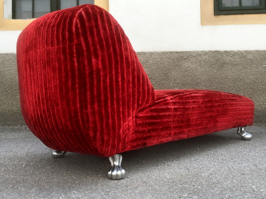 bretz chill 4876 loungechair sessel stuhl liegestuhl recamiere rot 5