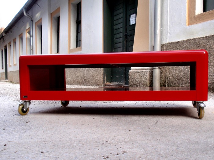 Metall Couchtisch BRETZ Fat Boys bretz couchtisch metall sweetboy rot Tisch 4