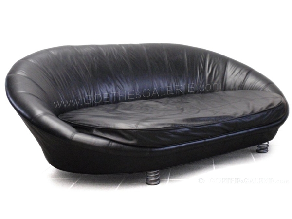 Bretz Sofa schwarz Designersofa Pool Ufo neuwertig Ausstellugnsstück