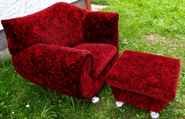 bretz sofa gebraucht ausstellungsstück gaudi rosenstoff stuhl Hocker