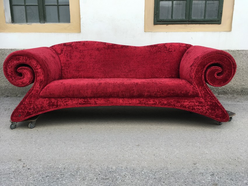 Bretz Sofa Mammut rot Designersofa Möbel secondhand vegan nachhaltig gebraucht