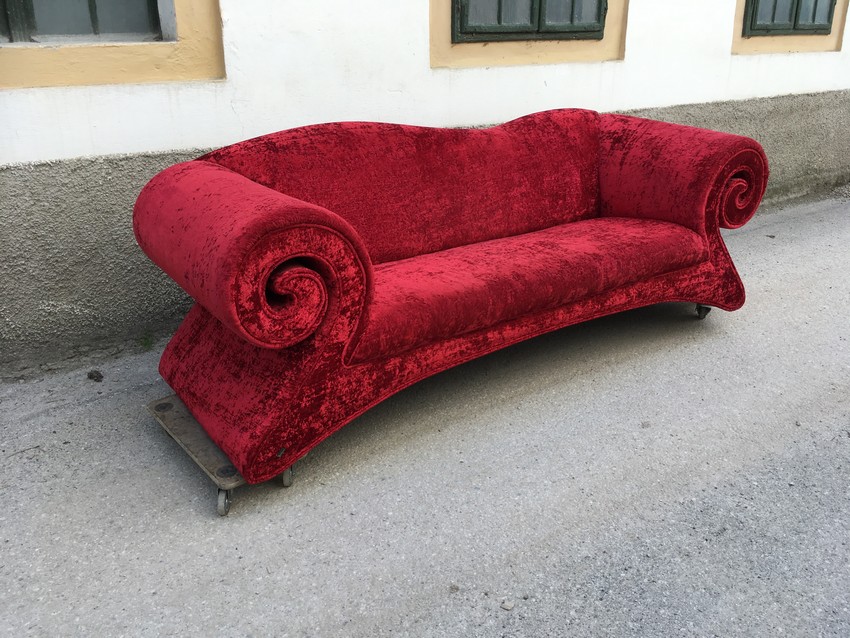 Bretz Sofa Mammut rot Designersofa Möbel secondhand vegan nachhaltig gebraucht