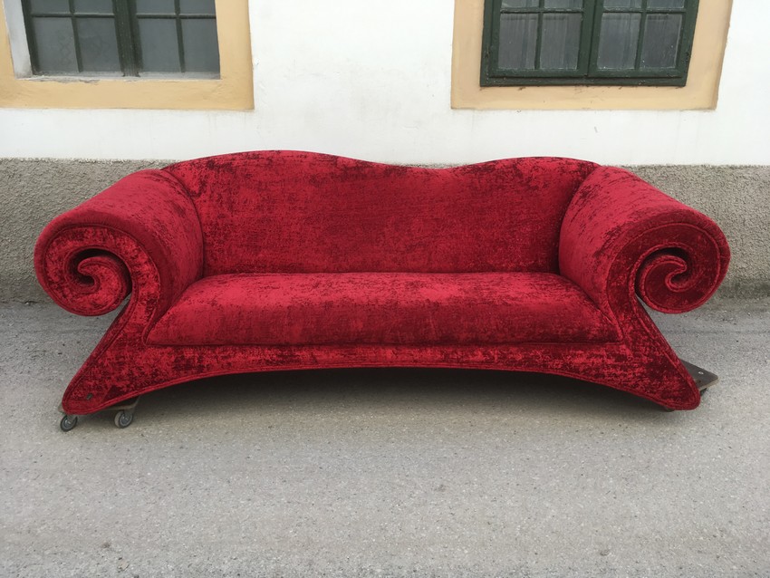Bretz Sofa Mammut rot Designersofa Möbel secondhand vegan nachhaltig gebraucht