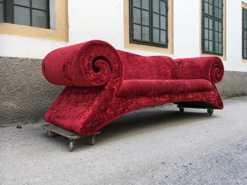 Bretz Sofa Mammut rot Designersofa Möbel secondhand vegan nachhaltig gebraucht