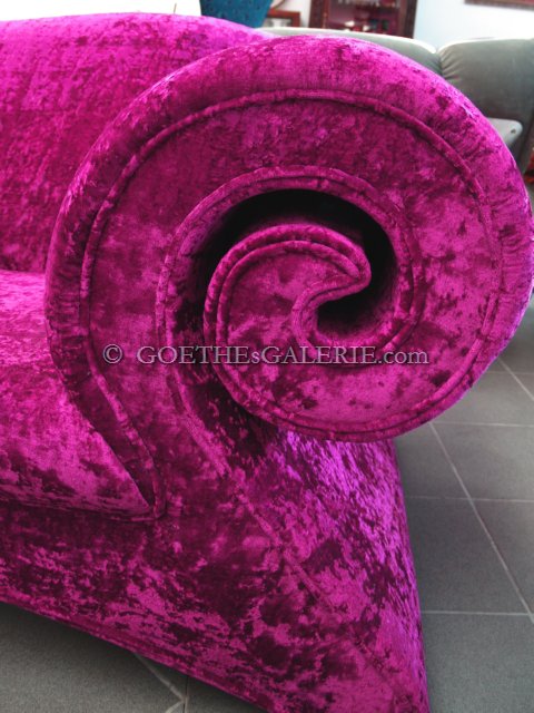 Bretz sofa Mammut Designermöbel violett lila wie neuwertig Ausstellungsstück Designersofa