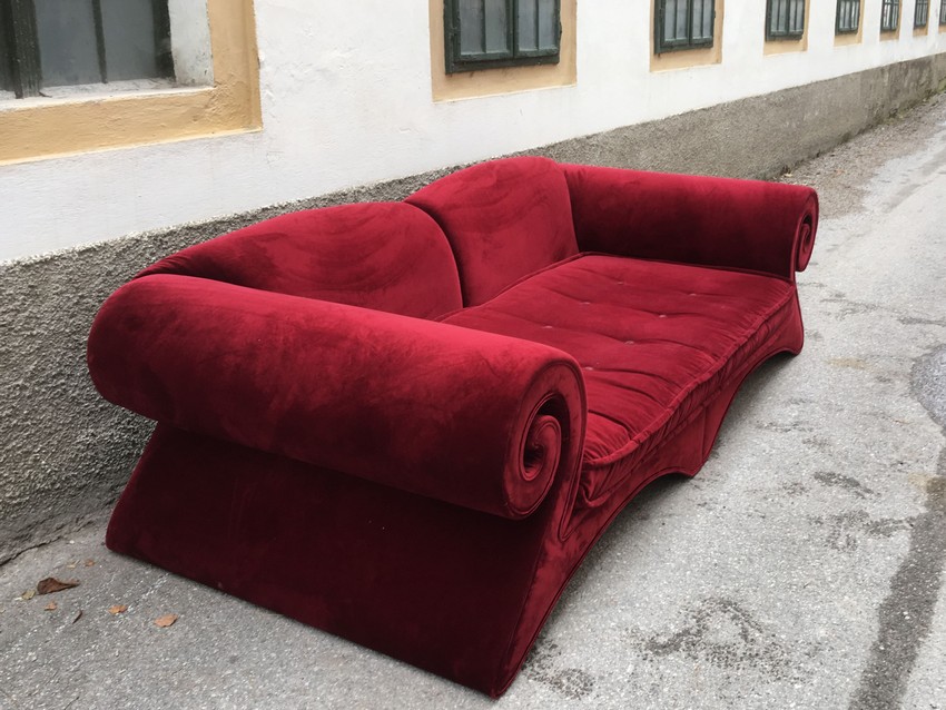 bretz mammut sofa rot couch gebraucht 5077 5