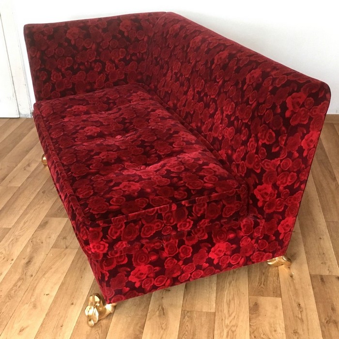 Rosen Sofa Bretz rot Design bretz monster rosenstoff rosen sofa recamiere 4551 5