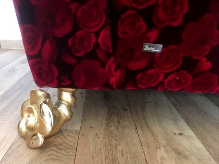 Rosen Sofa Bretz rot Design bretz monster rosenstoff rosen sofa recamiere 4551 6