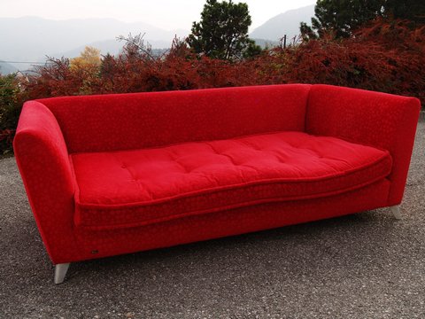 Bretz Sofa Monster Riesensofa rot Designklassiker neuwertig