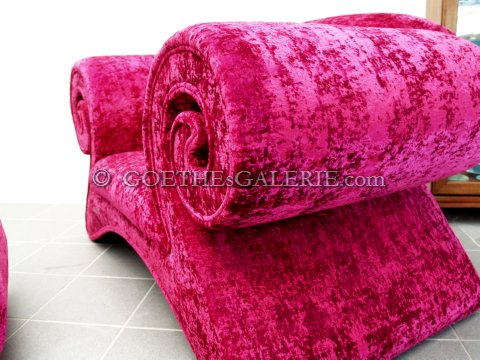 Bretz Stuhl Mammut Designermöbel violett lila wie neuwertig Ausstellungsstück Designersofa