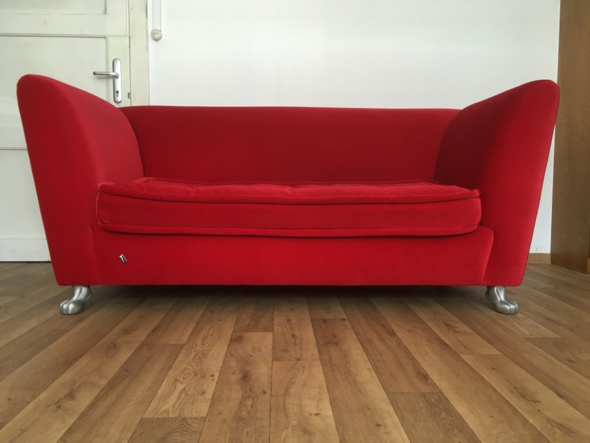 bretz sofa 4811 monster rot zweisitzer samt 3