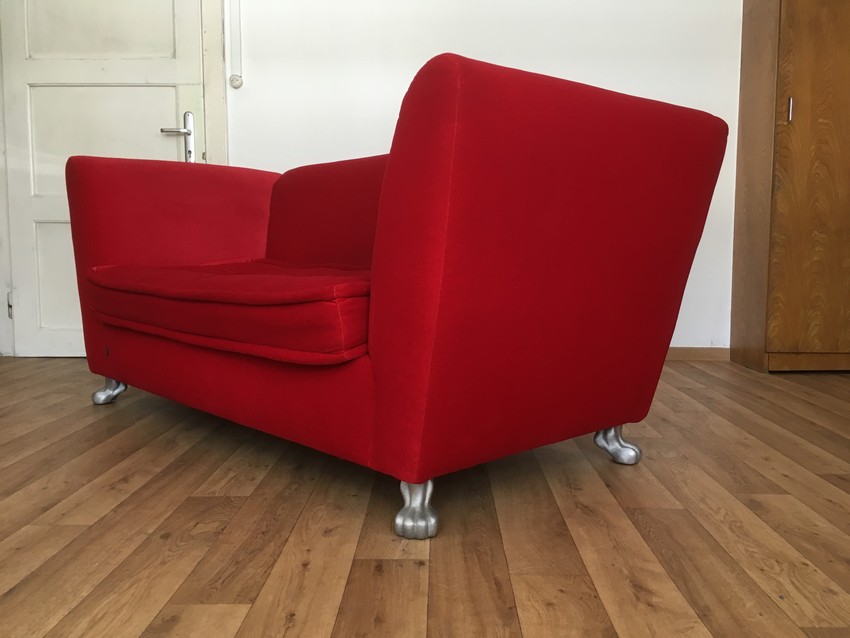 bretz sofa 4811 monster rot zweisitzer samt 5