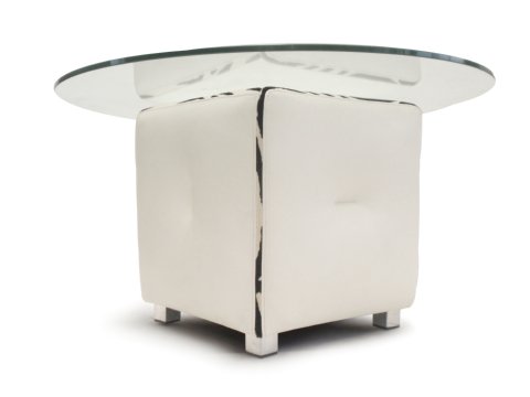 OLYMPUS DIGITAL CAMERA Bretz Designklassiker Sofa-Tisch Don Corleone weiß creme Leder Zebra