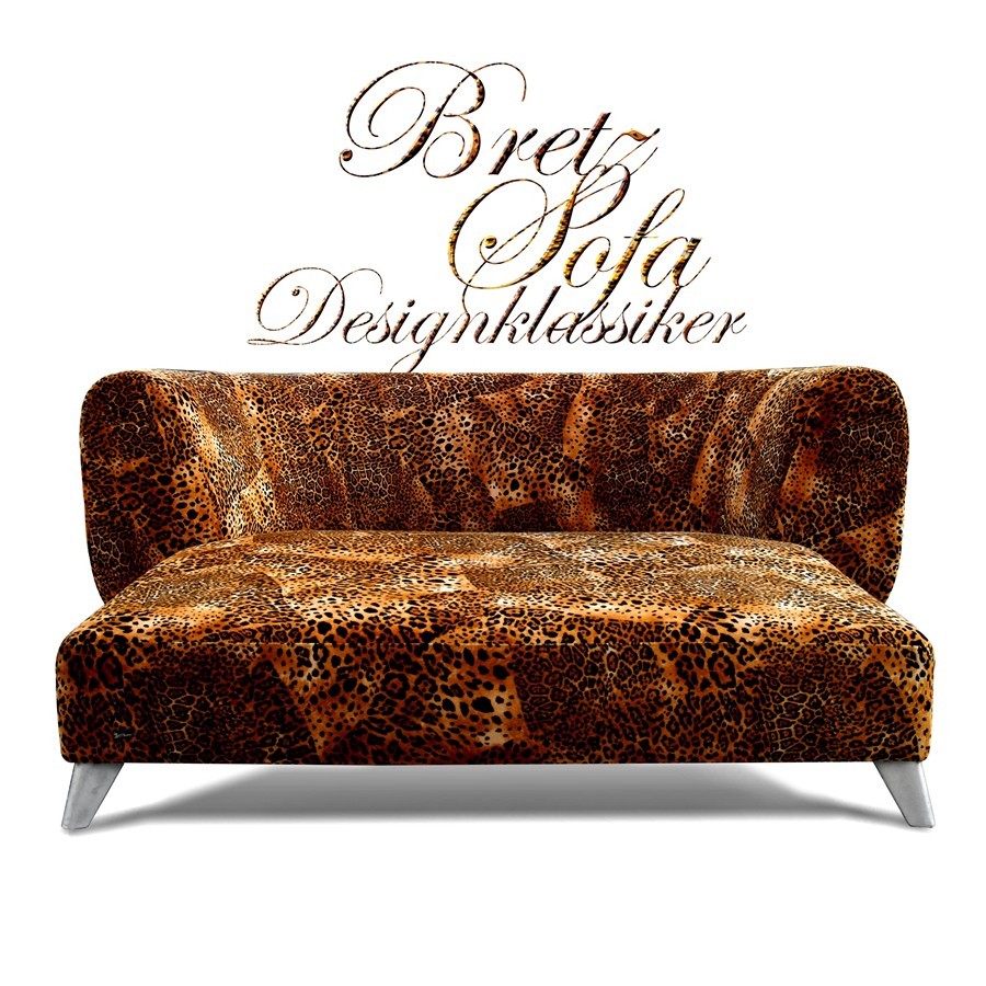 Bretz Designklassiker Sofa Loveseat Chill Wildcat