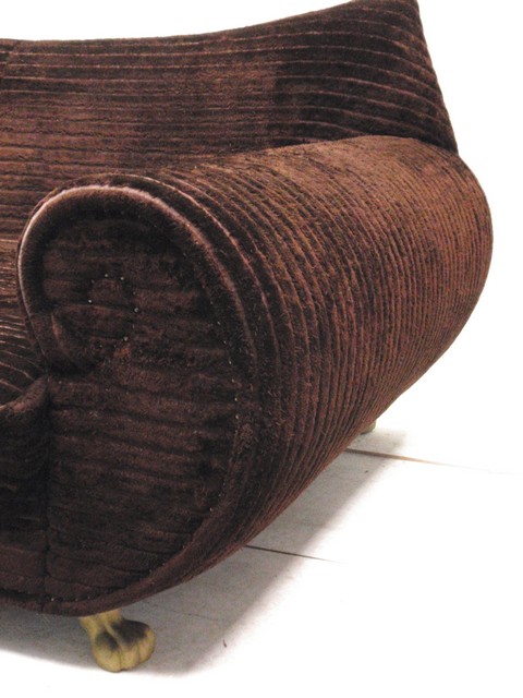 Bretz ausziehbares Sofa bretz sofa designklassiker lounge braun gaudi