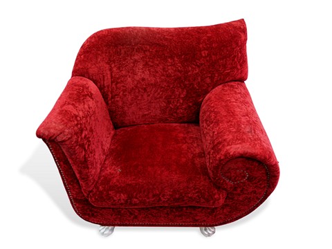 bretz sofa designklassiker gaudi rot glamoursamt samtstoff Stuhl Sesel