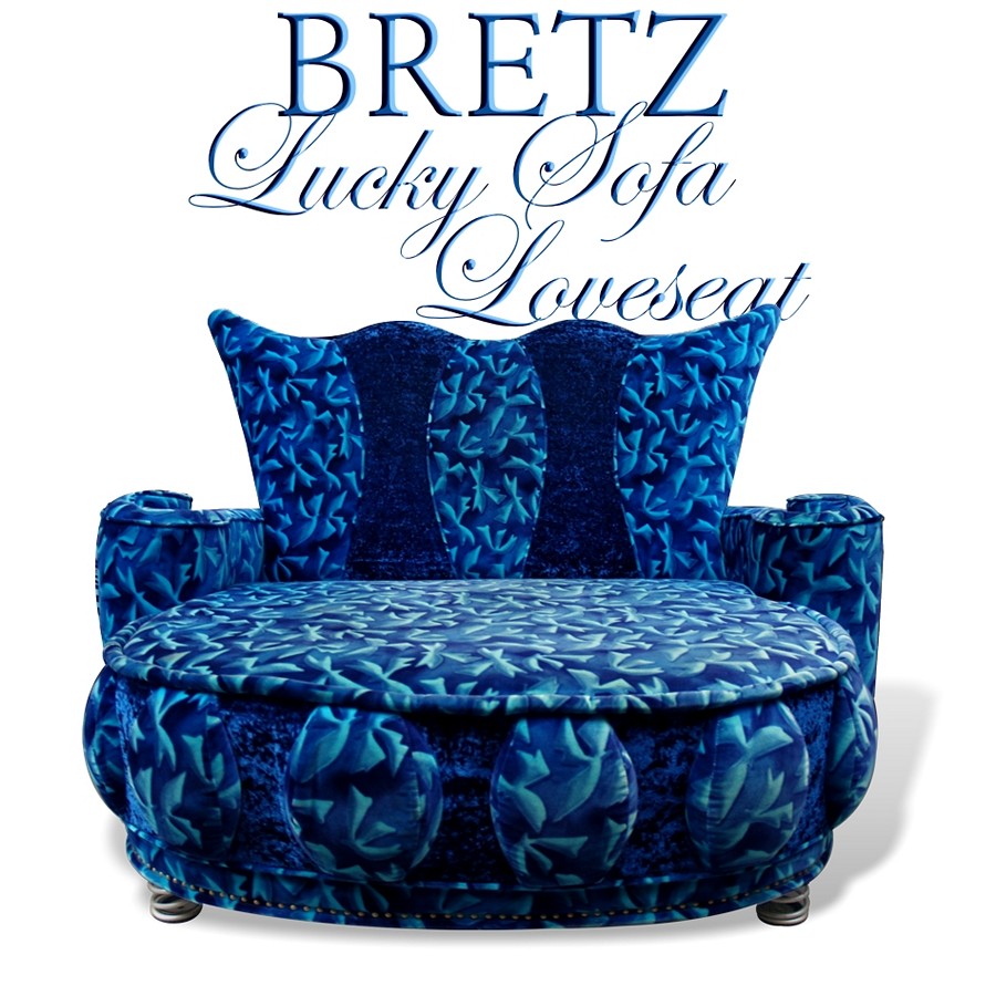 bretz bretz sofa lucky blau loveseat