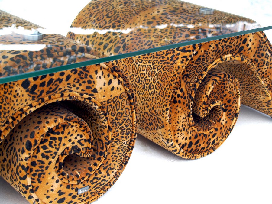 Bretz Mammut rotes Glamoursamt Sofa 11 bretz mammut couchtisch g330 2