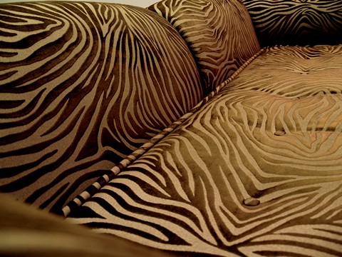 Bretz Sofa Mammut Zebra gold braun gebraucht neuwertig