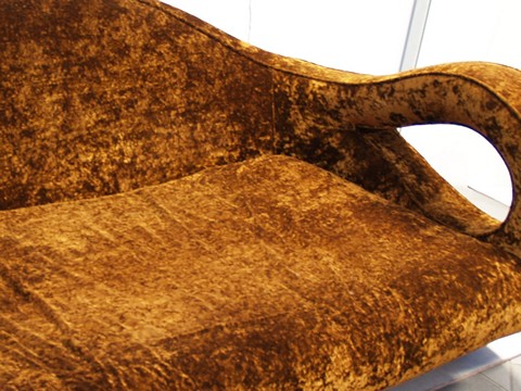 bretz sofa designklassiker slow rider schimmersamt gold braun bronze design