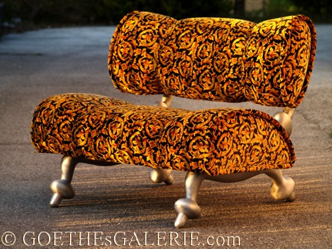 OLYMPUS DIGITAL CAMERA Bretz sofa stuhl gold Ranke rübe