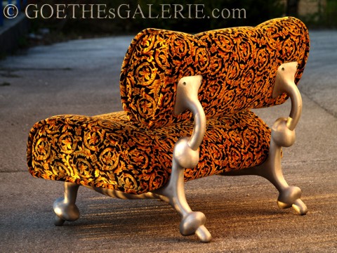 OLYMPUS DIGITAL CAMERA Bretz sofa stuhl gold Ranke rübe