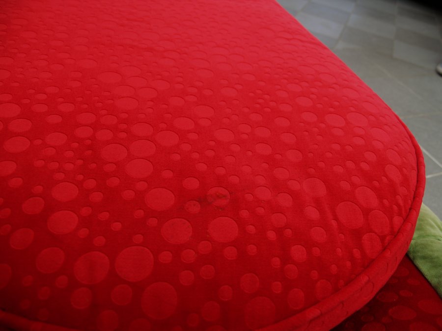 OLYMPUS DIGITAL CAMERA Bretz Designklassiker Sofa sunny rot bubbles samtausbrenner Stoff