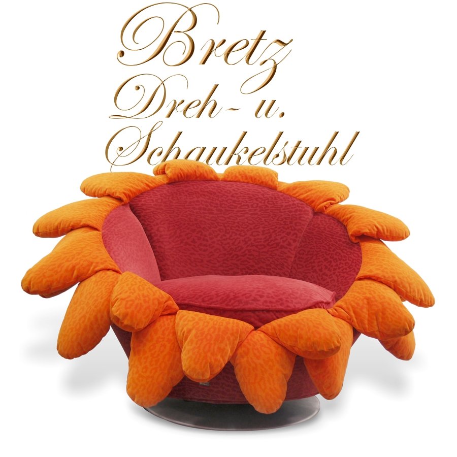 Bretz sofa designklassiker lounge pool ufo sunny rot orange leo