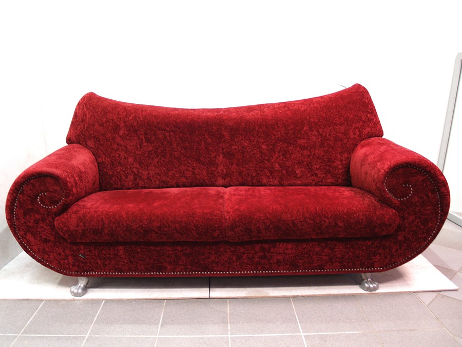 OLYMPUS DIGITAL CAMERA bretz sofa designklassiker gaudi rot glamoursamt samtstoff