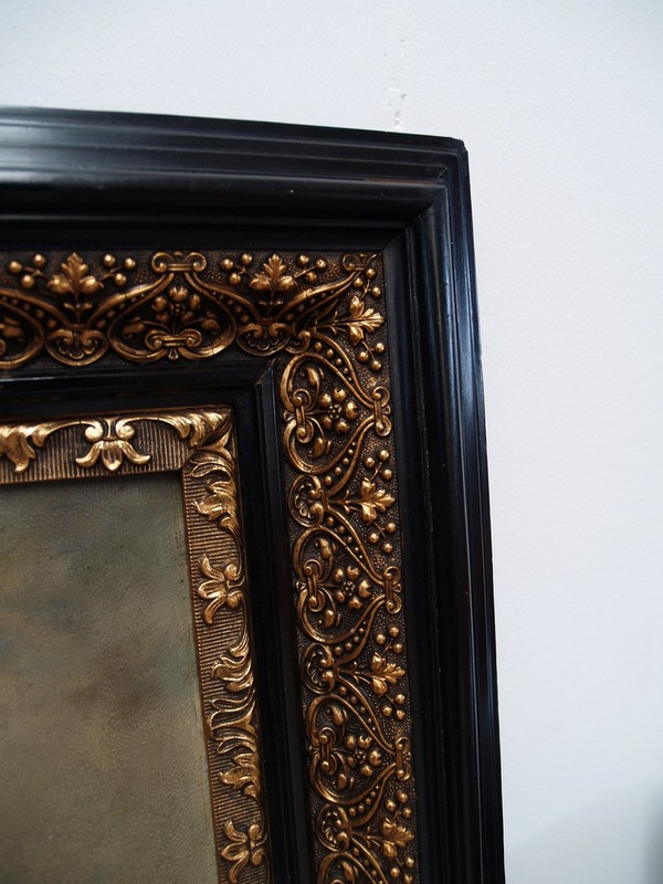 Bilderrahmen antik Jugendstil Barock Gold vergoldet Antiquität Galerie Rahmen Spiegel