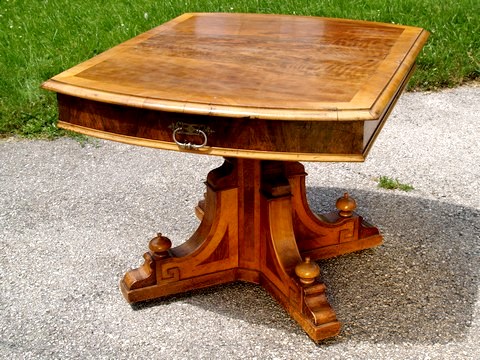 historismus altdeutscher esstisch speisetisch tisch ausziehbar 3