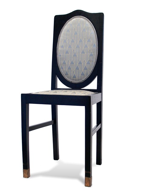 Antike Stühle Jugendstil Sessel Backhausen Messing schwarz