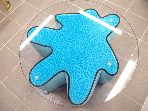 Bretz sofa designklassiker lounge klecks türkis couchtisch