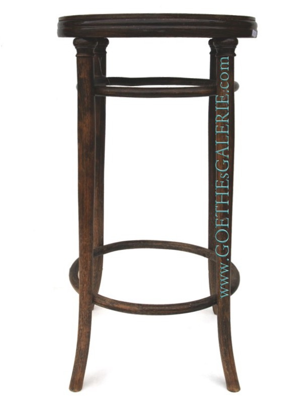 Antiker Barhocker Kohn Bugholz Möbel Antiquität