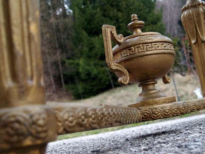 demi Lune Chevigny claude 1768 la rose Konsole Antiquität Barock gold