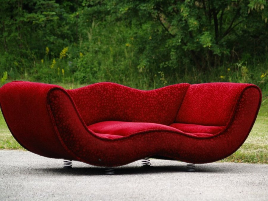 bretz sofa gebraucht ausstellungsstück rot Laola Hookipa